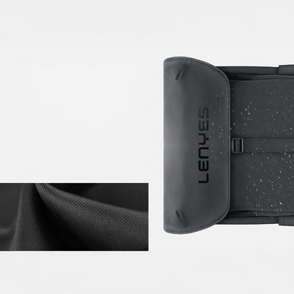 Lenyes LB565 Dreamer Backpack Serisi Su Geçirmez Deri Tasarımlı Omuz Askılı Sırt Çantası