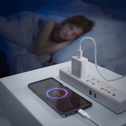 Lenyes LC518 USB-A to Type-C 6A Örgü Tasarımlı Hızlı Şarj Özellikli Data ve Şarj Kablosu 66W 1M