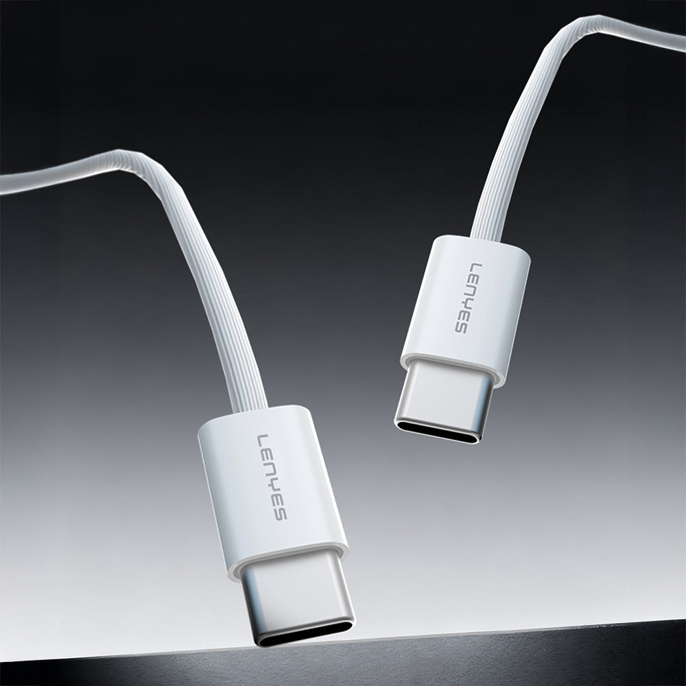 Lenyes LC526 Type-C to Type-C Akıllı Çip Koruma Özellikli Data ve Şarj Kablosu 60W 1.2M