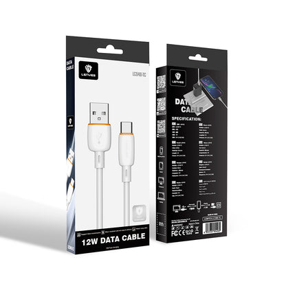 Lenyes LC548-TC USB-A to Type-C Data ve Şarj Kablosu 12W 1M