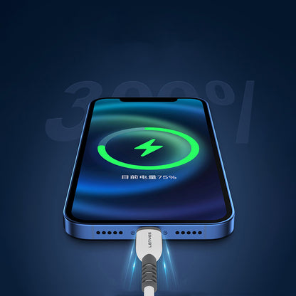 Lenyes LC979 USB-A to Micro Hızlı Şarj Özellikli Data ve Şarj Kablosu 2.4A 1M