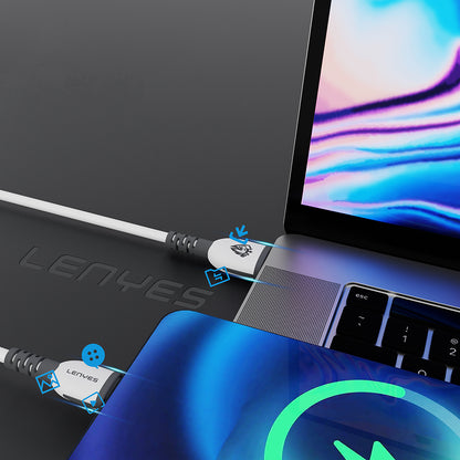 Lenyes LC979 USB-A to Micro Hızlı Şarj Özellikli Data ve Şarj Kablosu 2.4A 1M
