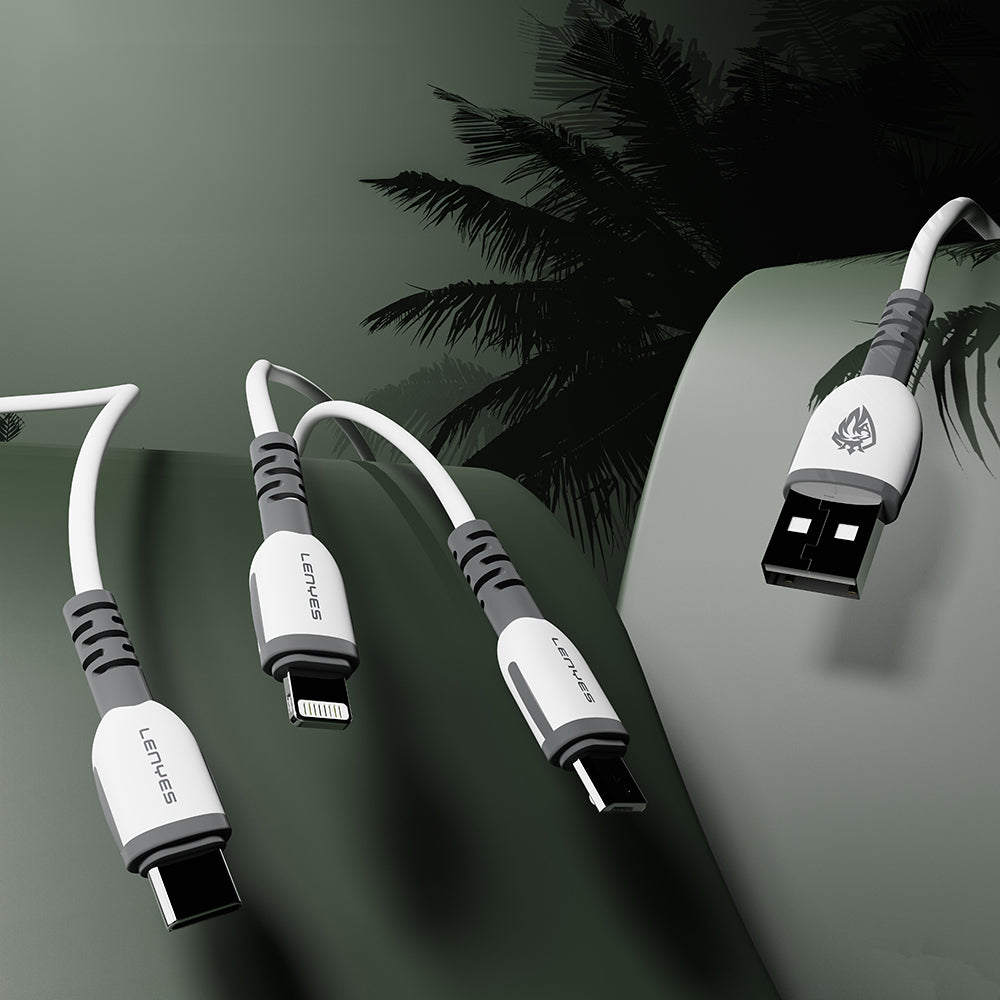 Lenyes LC979 USB-A to Type-C Hızlı Şarj Özellikli Data ve Şarj Kablosu 2.4A 1M