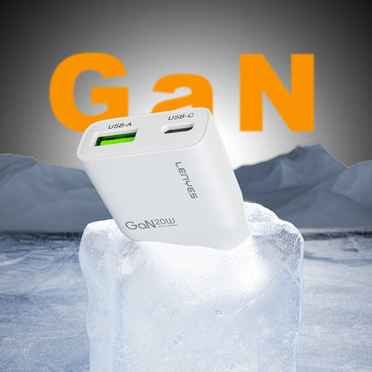 Lenyes LCH11 Serisi GaN Teknolojili PD Hızlı Şarj Özellikli Şarj Başlığı 20W