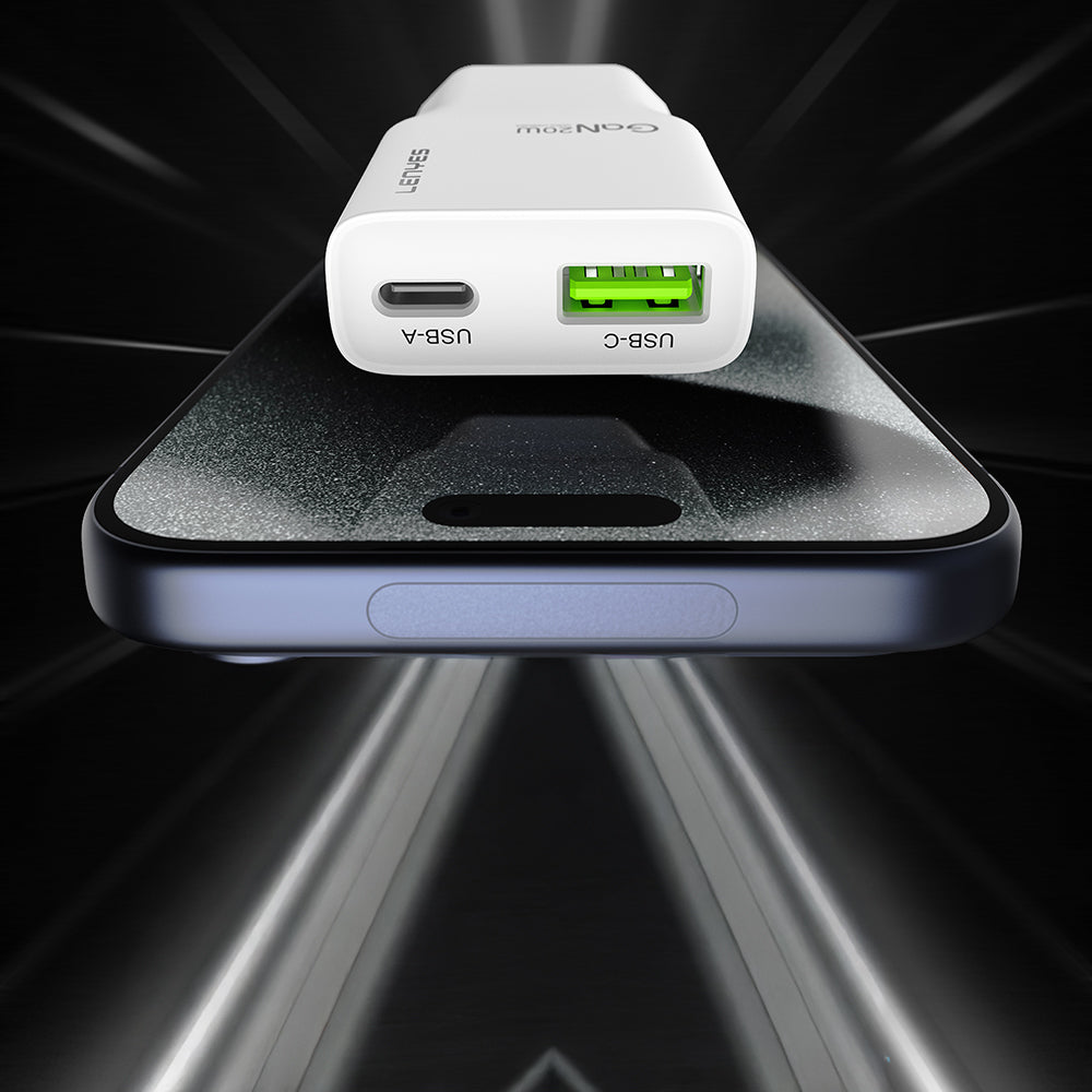 Lenyes LCH11 Serisi Type-C to Type-C GaN Teknolojili PD Hızlı Şarj Özellikli Kablolu Şarj Seti 20W