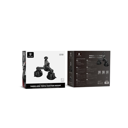 Lenyes LCT101 360° Ayarlanabilir 3 Vantuzlu Aksiyon Kamera Tutucu