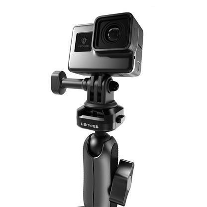 Lenyes LCT102 Teleskopik Vantuzlu Tasarım Aksiyon Kamera Tutucu