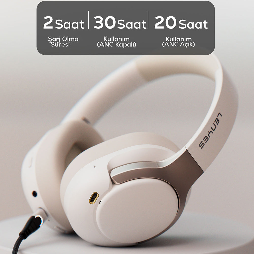 Lenyes LH29 ANC Özellikli TWS Kulak Üstü Bluetooth Kulaklık v5.4