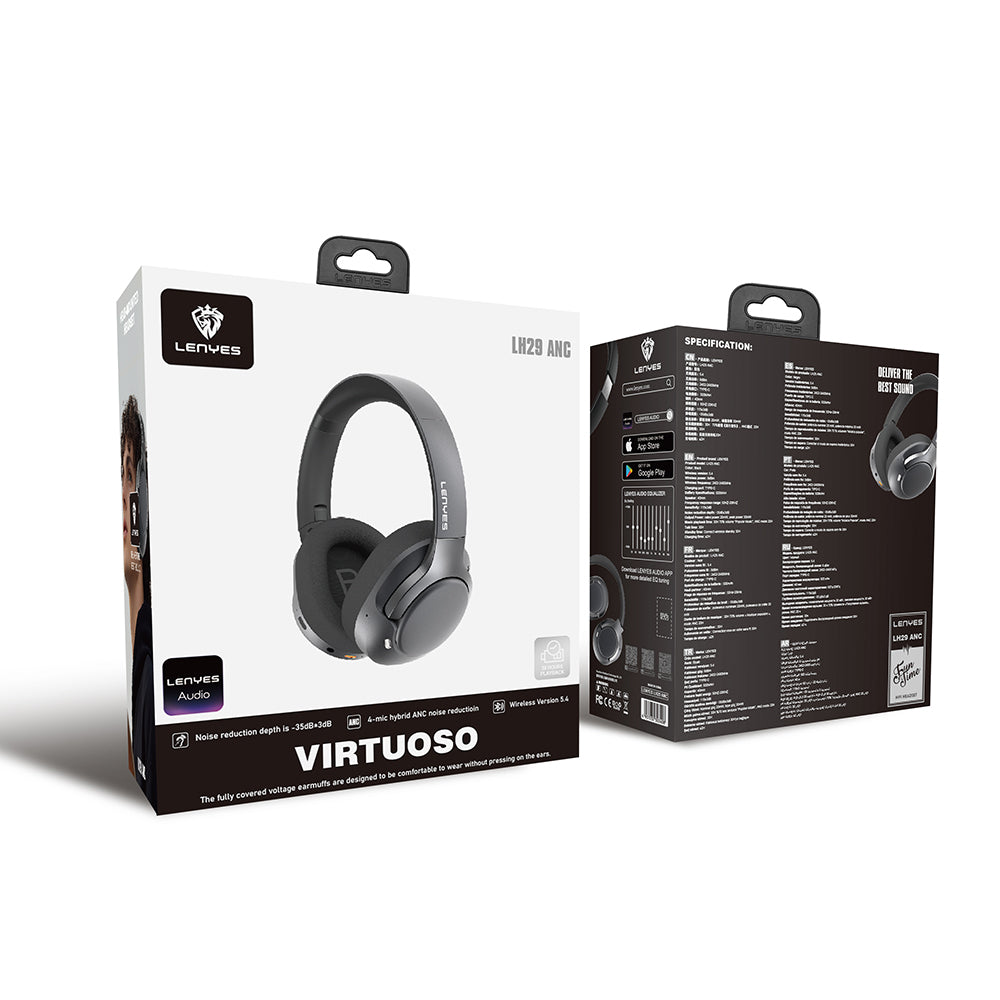Lenyes LH29 ANC Özellikli TWS Kulak Üstü Bluetooth Kulaklık v5.4