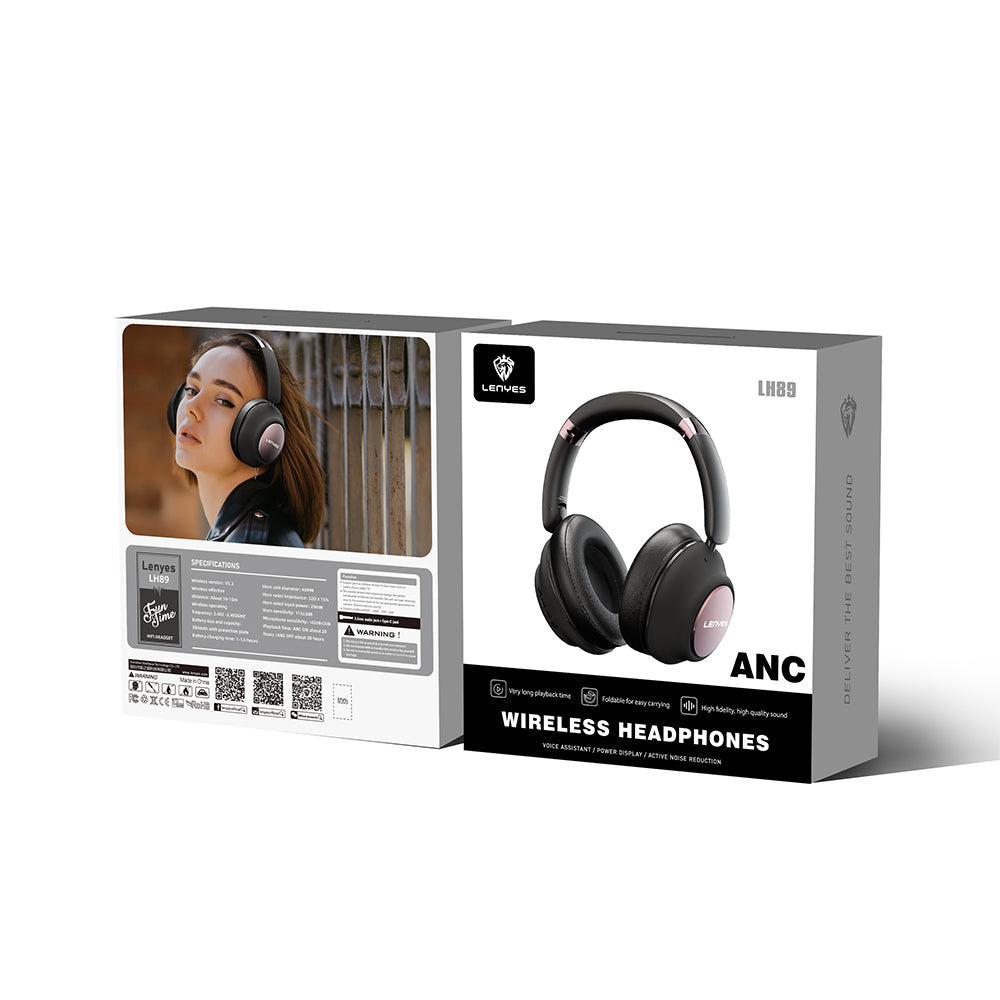 Lenyes LH89 ANC Özellikli TWS Kulak Üstü Bluetooth Kulaklık v5.3