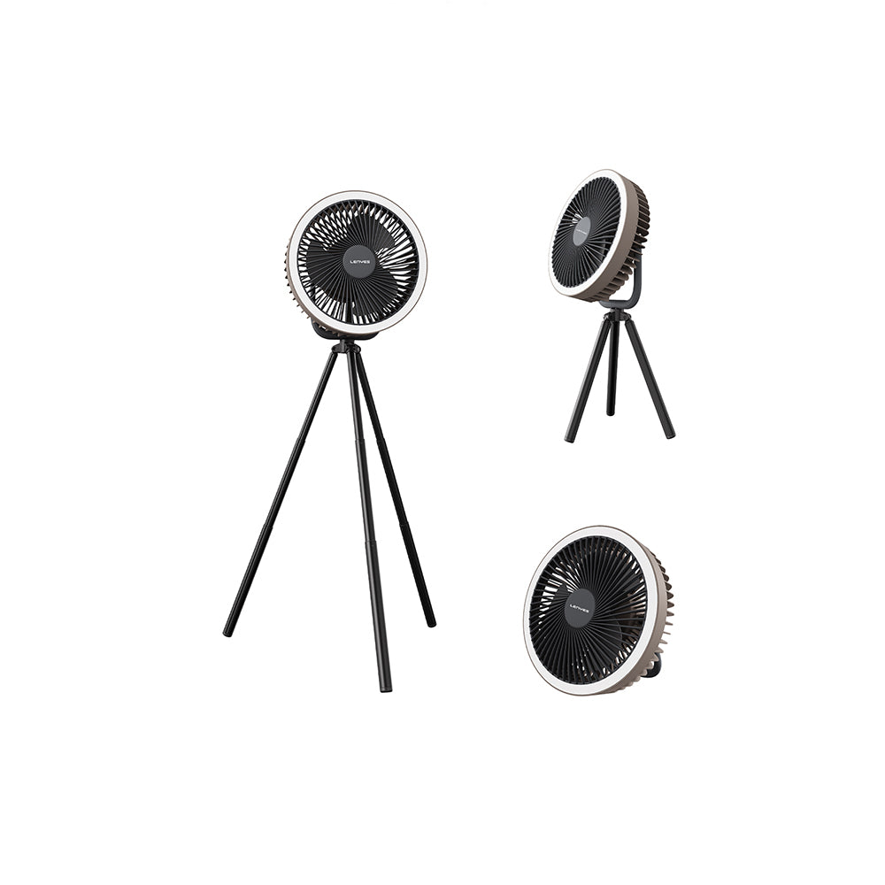 Lenyes LHF11 Led Işıklı 4 Kademeli Çok Fonksiyonlu Soğutucu Fan