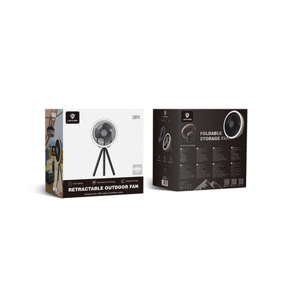 Lenyes LHF11 Led Işıklı 4 Kademeli Çok Fonksiyonlu Soğutucu Fan