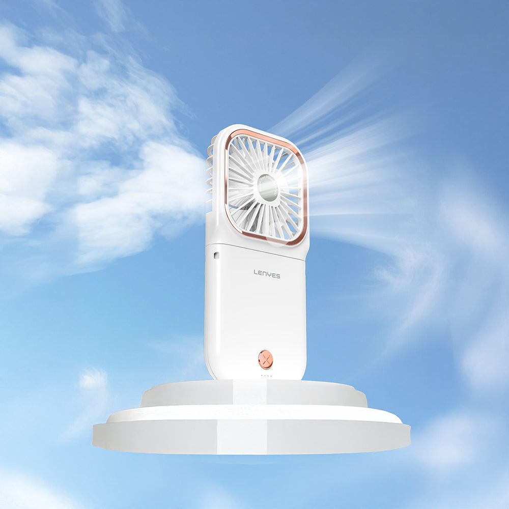 Lenyes LHF13 Powerbank Özellikli Standlı Portatif Soğutucu El Fanı