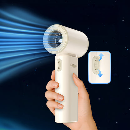 Lenyes LHF19 Dijital LED Göstergeli Yüksek Hızlı Portatif Soğutucu El Fanı