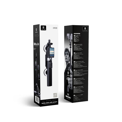 Lenyes LPH120 Uzaktan Kumandalı Çok Fonksiyonlu Sabitleyici Ekranlı Tripod ve Selfie Çubuğu