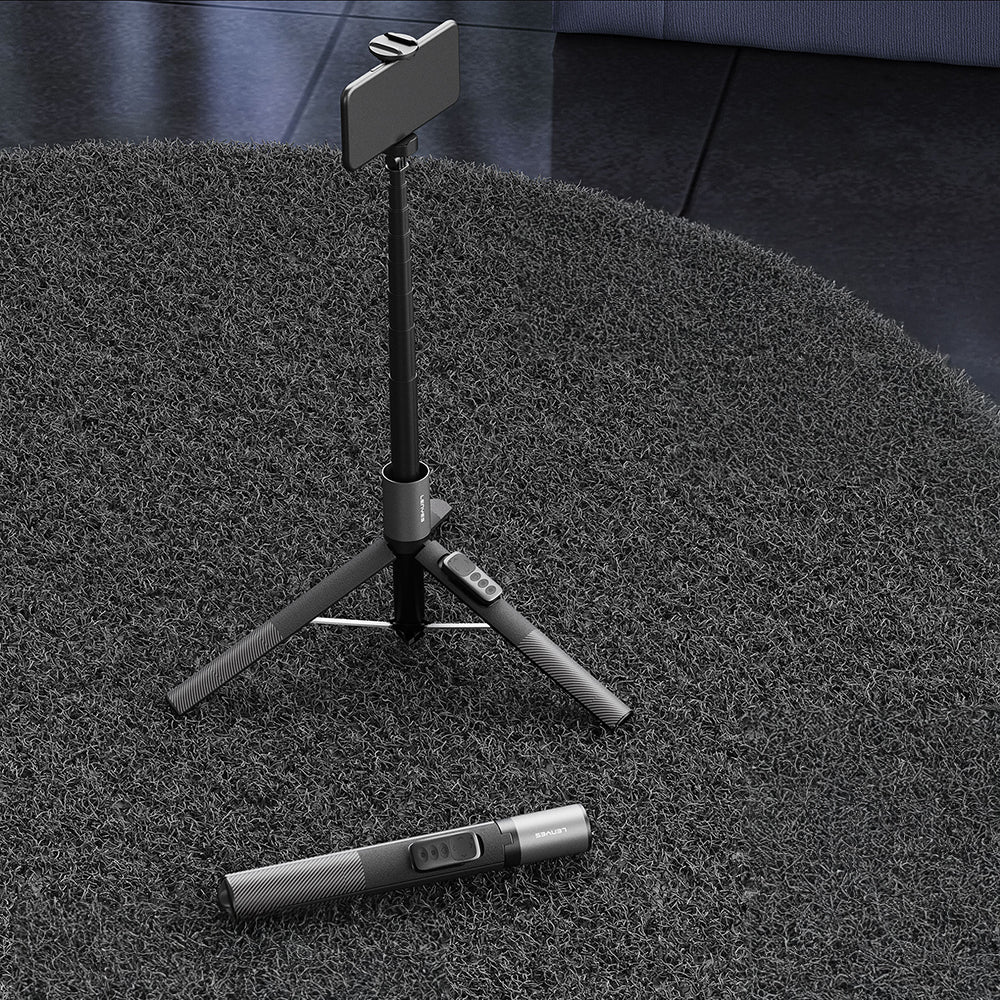 Lenyes LPH127 360 Dönebilen Bluetooth Kumandalı Tripod ve Selfie Çubuğu