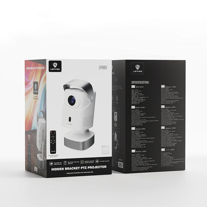 Lenyes LPR01 2.69" LCD Projektör Yansıtma Cihazı Otomatik ve Manuel Keystone Özellikli