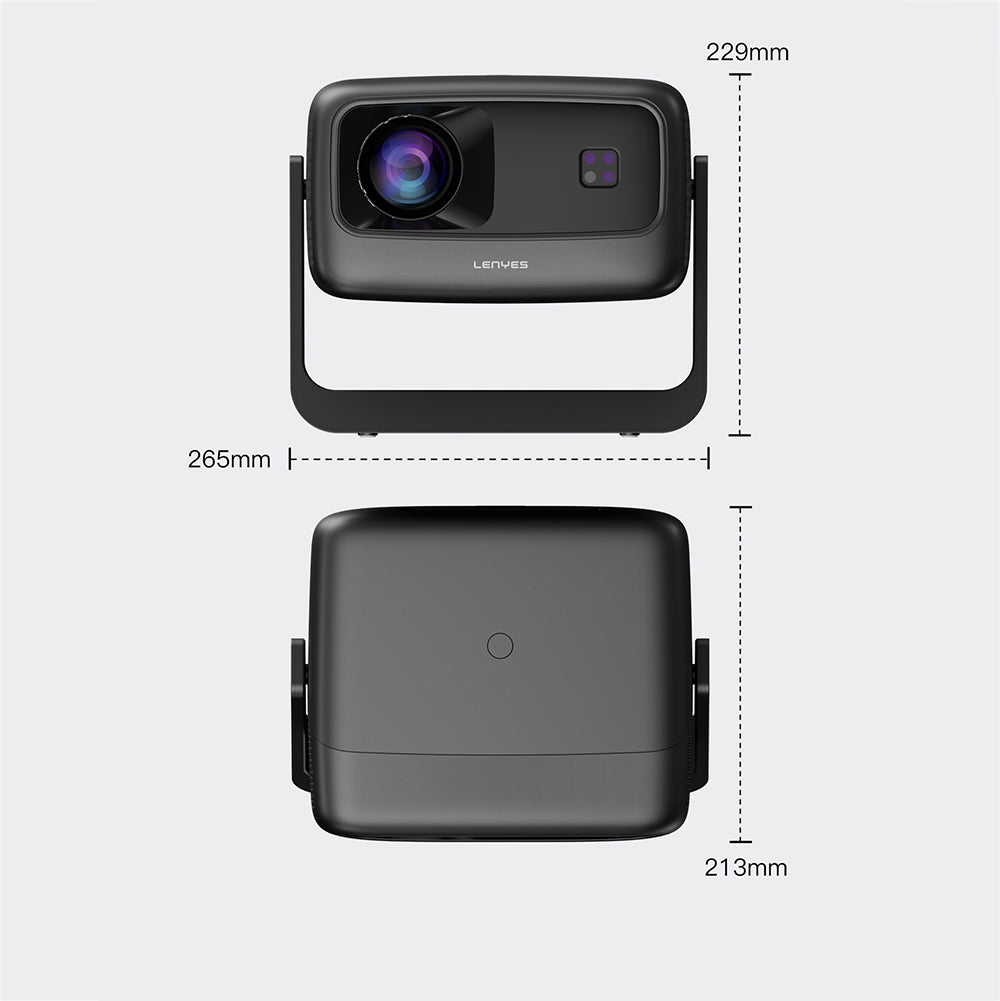 Lenyes LPR02 4.45” LCD 360 Derece Dönebilen Otomatik Netleme Özellikli Projektör Yansıtma Cihazı