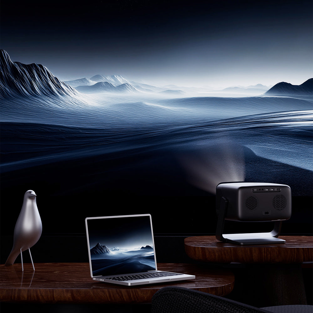 Lenyes LPR02 4.45” LCD 360 Derece Dönebilen Otomatik Netleme Özellikli Projektör Yansıtma Cihazı