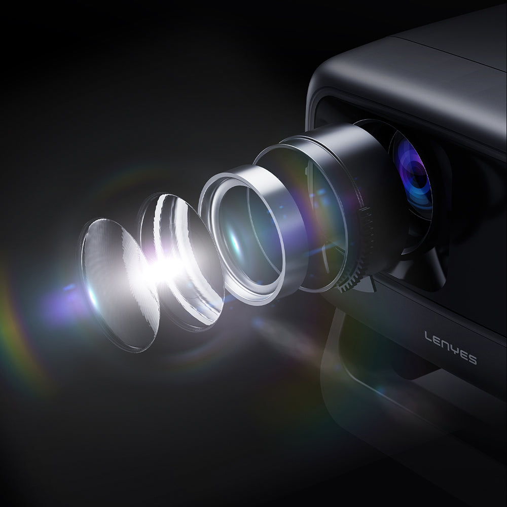 Lenyes LPR02 4.45” LCD 360 Derece Dönebilen Otomatik Netleme Özellikli Projektör Yansıtma Cihazı