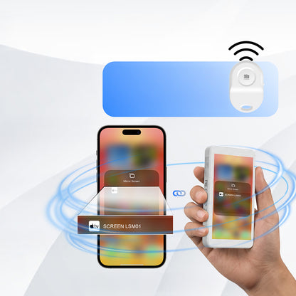 Lenyes LSM01 Bluetooth Kumandalı Magnetik Wireless Ekran Yansıtma Cihazı