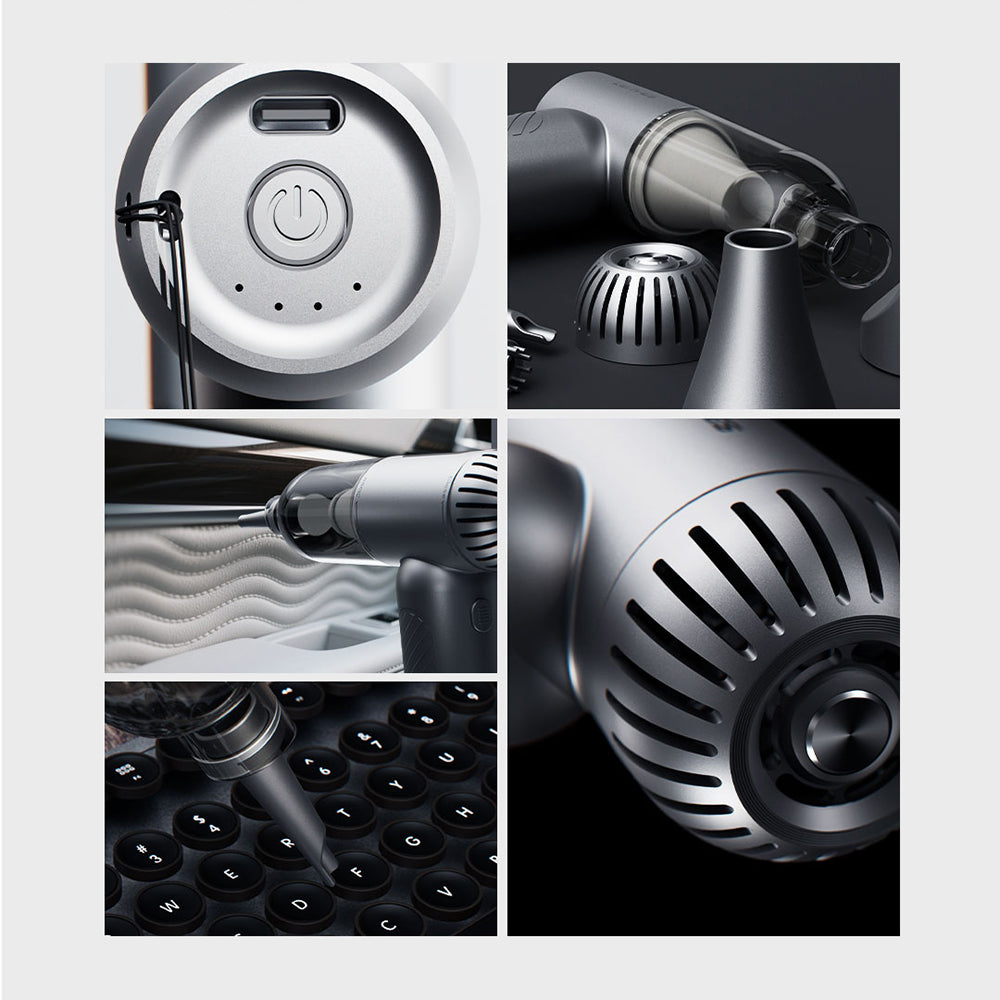 Lenyes LTF02 Dijital LED Göstergeli 4 Kademeli Çok Fonksiyonlu Turbo El Fanı