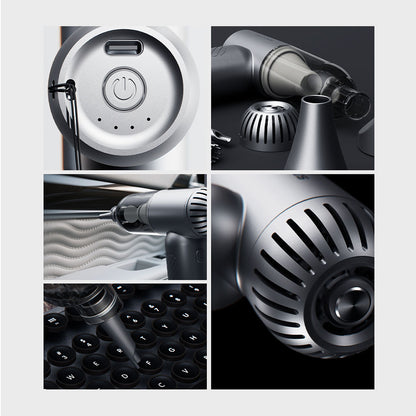 Lenyes LTF02 Dijital LED Göstergeli 4 Kademeli Çok Fonksiyonlu Turbo El Fanı