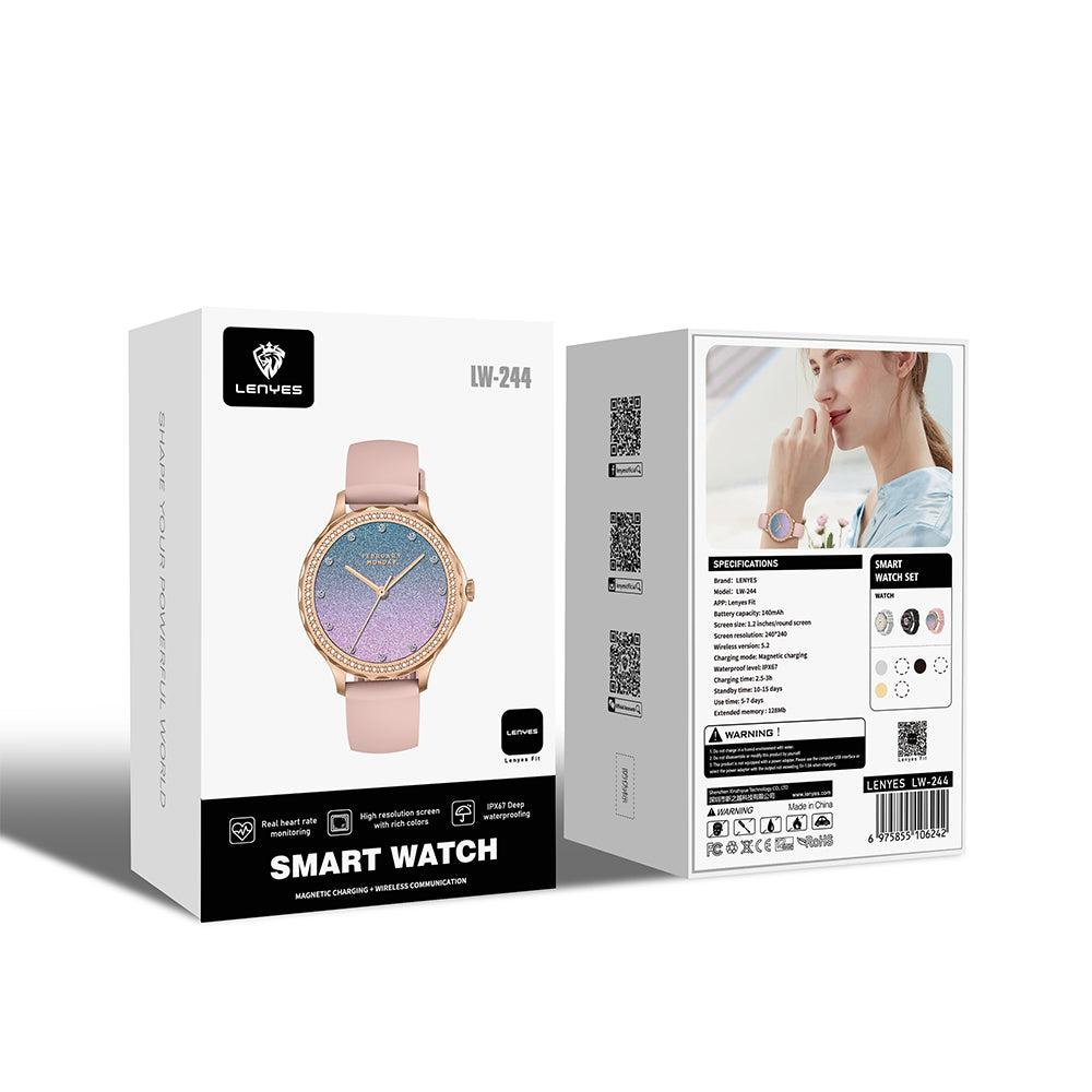 Lenyes LW-244 iOS ve Android Uyumlu Akıllı Saat