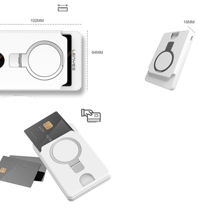 Lenyes PW0006D PD 20W Hızlı Şarj Özellikli Kartlıklı Standlı Wireless Powerbank 15W 5000mAh