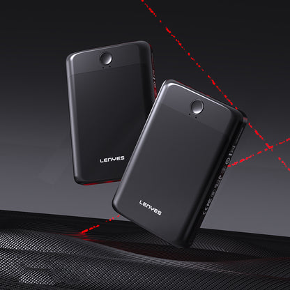 Lenyes PW0008D PD 20W LED Ekranlı Yapay Zeka Destekli Ultra İnce Wireless Powerbank 15W 5000mAh