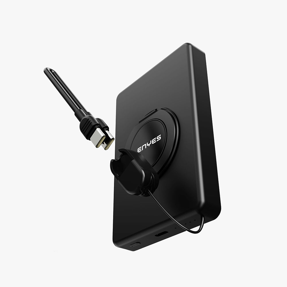 Lenyes PW1005D Standlı Akıllı Saat Kablosuz Şarj Özellikli Wireless Powerbank 20W 10000mAh