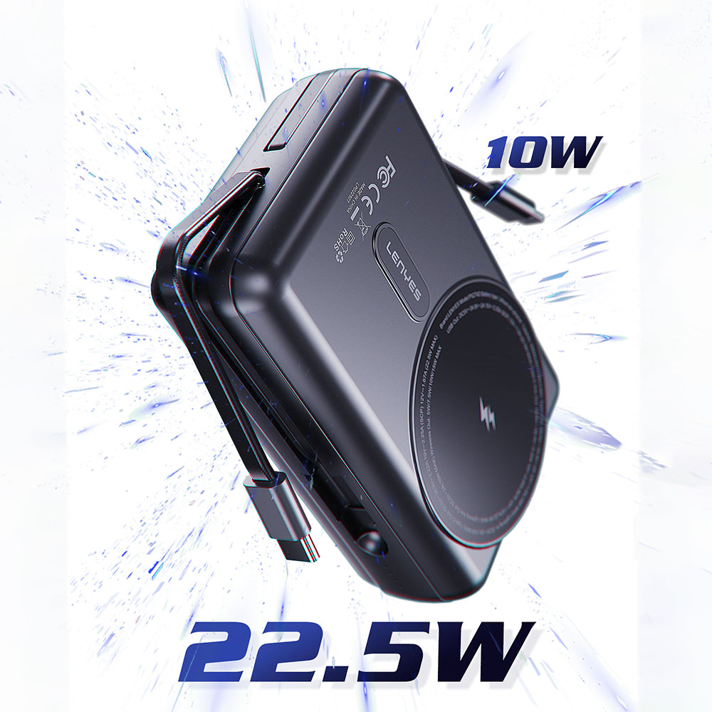 Lenyes PX274D PD 22.5W Standlı M-safe Şarj Özellikli Wireless Powerbank 15W 20000mAh