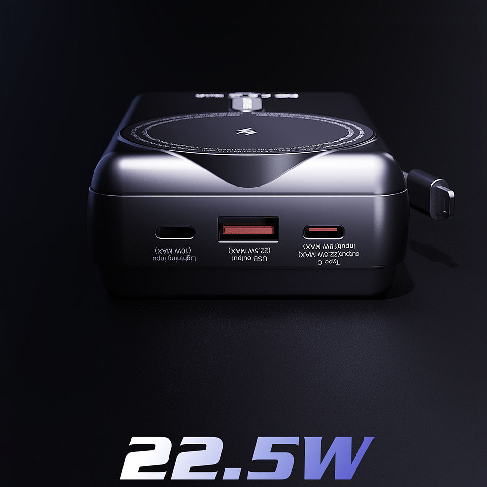 Lenyes PX274D PD 22.5W Standlı M-safe Şarj Özellikli Wireless Powerbank 15W 20000mAh