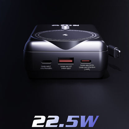 Lenyes PX274D PD 22.5W Standlı M-safe Şarj Özellikli Wireless Powerbank 15W 20000mAh