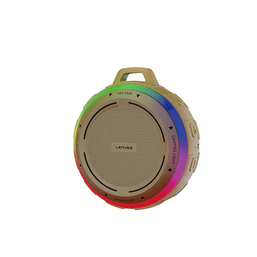 Lenyes S223 RGB Işıklı Askı Aparatlı Mini Bluetooth Speaker Hoparlör v5.3