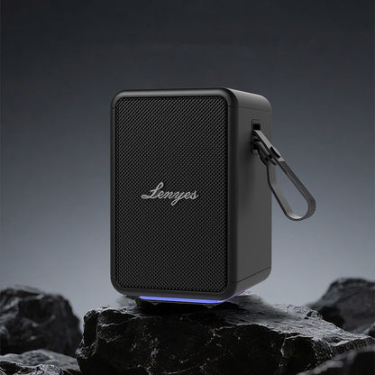 Lenyes S874 Su Geçirmez Özellikli RGB Işıklı Askılı Taşınabilir TWS Bluetooth Hoparlör v5.3