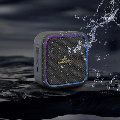 Lenyes S890 Su Geçirmez Özellikli RGB Işıklı Askılı Mini OTG-TWS Bluetooth Hoparlör v5.3