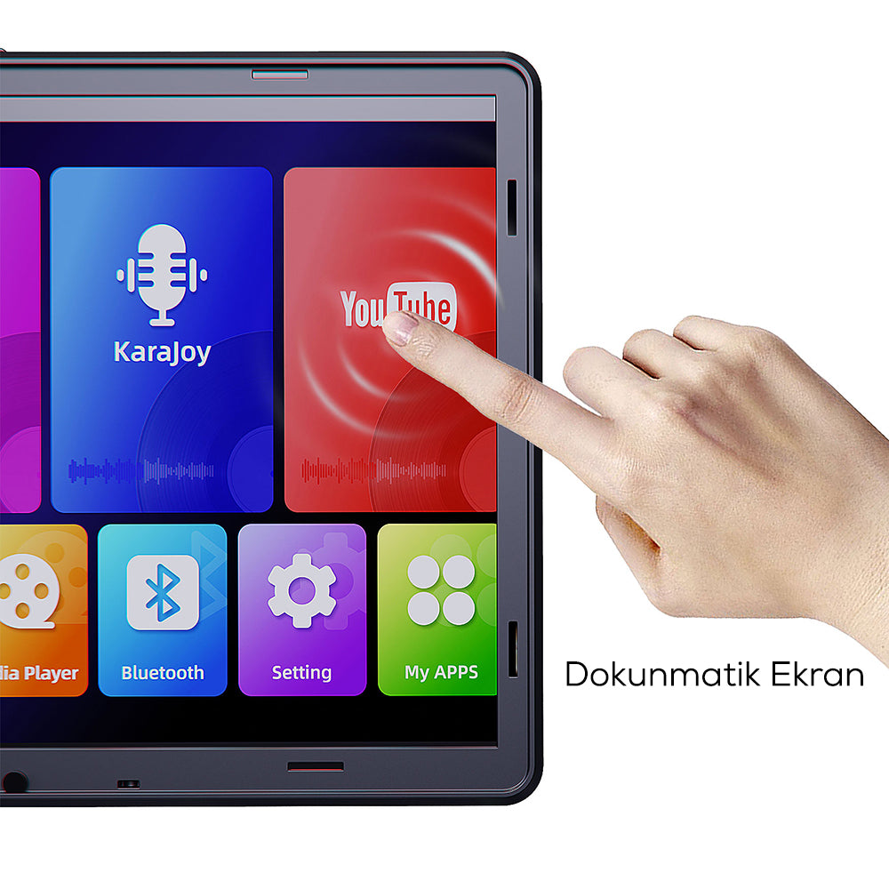 Lenyes S892 RGB Işıklı Mikrofonlu Dokunmatik Ekranlı Taşınabilir TWS Bluetooth Speaker Hoparlör v5.3 300W