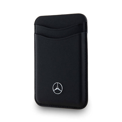 Mercedes Benz Orijinal Lisanslı 2 Hazneli Metal Logolu Deri Magnetik Kartlık
