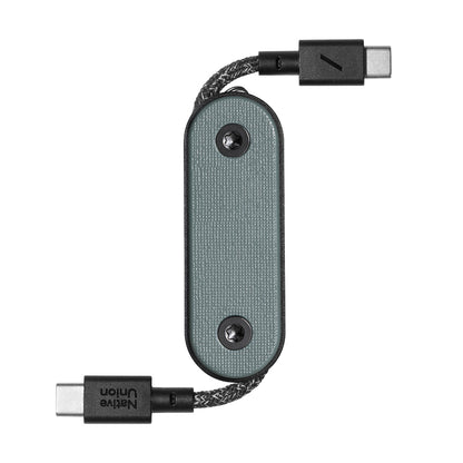 Native Union Pocket Cable Type-C to Type-C Hızlı Şarj Özellikli Anahtarlık Data ve Şarj Kablosu 60W