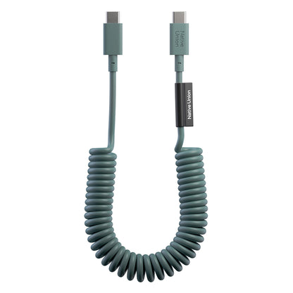 Native Union POP Serisi Type-C to Type-C Spiralli Şarj Kablosu 60W 1.2M