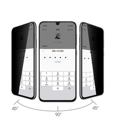 Oppo A16 Davin 5D Privacy Cam Ekran Koruyucu