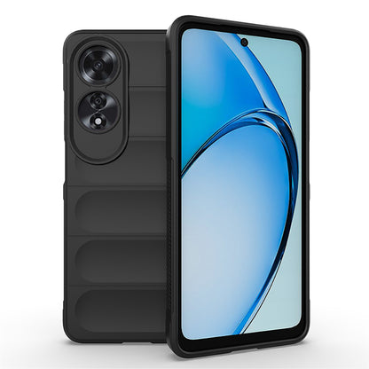 Oppo A60 Kılıf Esnek TPU Oyuklu Arka Yüzey Tasarımlı Zore Etnik Silikon Kılıf