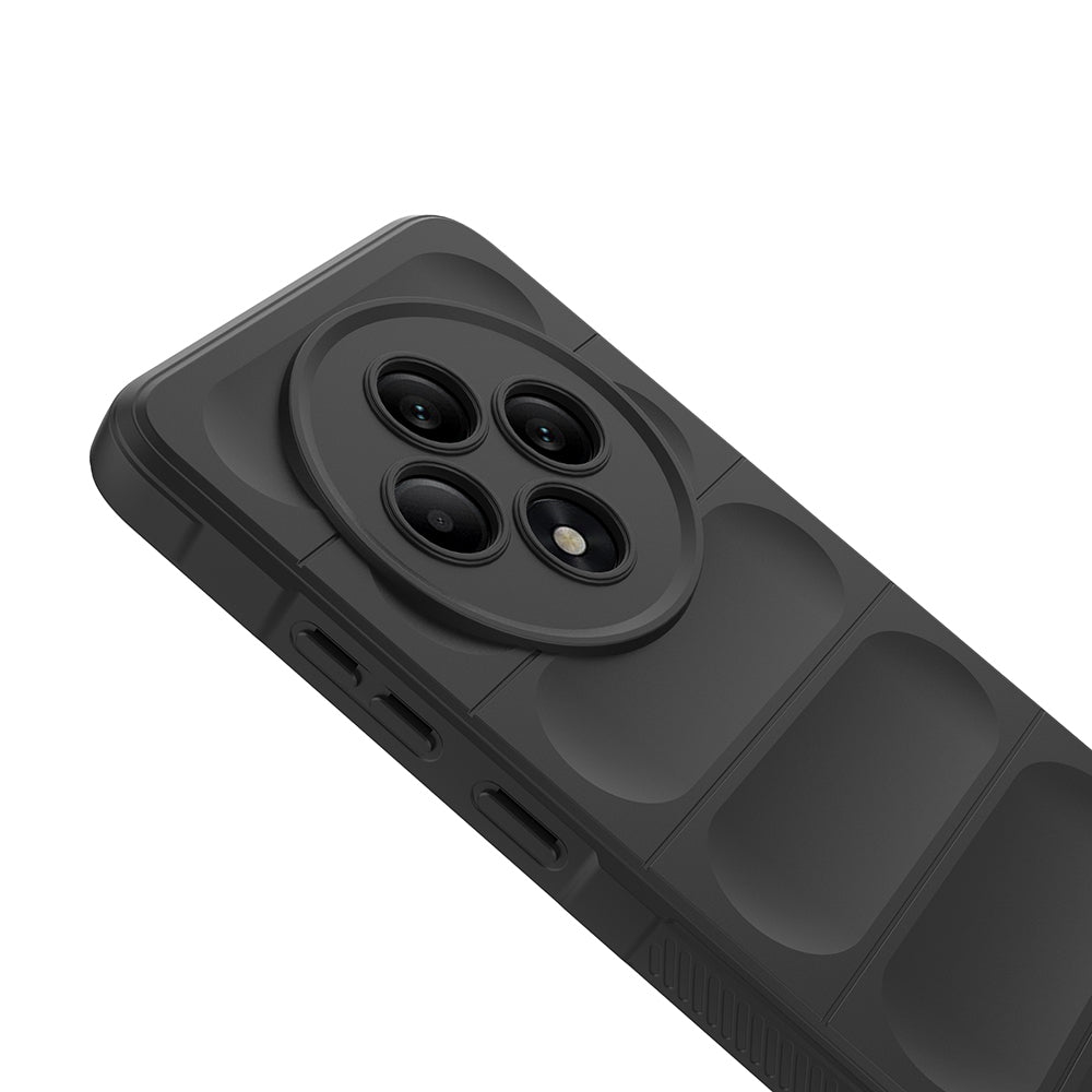 Oppo Reno 11FS Kılıf Esnek TPU Oyuklu Arka Yüzey Tasarımlı Zore Etnik Silikon Kılıf