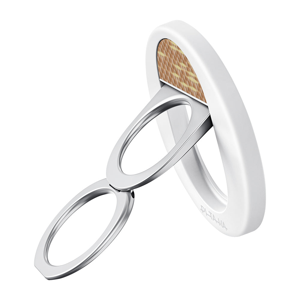 Pitaka Aramid Fiber Glints of Gold Serisi MagEZ Grip 3 Magnetik Ring Stand Telefon Tutucu
