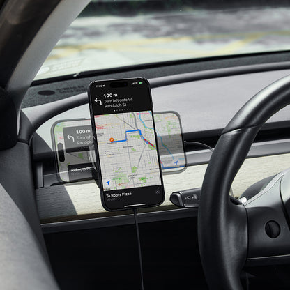 Pitaka MagEZ Pro 2 M-safe Şarj Özellikli Qi2 Tesla Model Y ve Model 3 Uyumlu Aramid Fiber Araç Telefon Tutucu