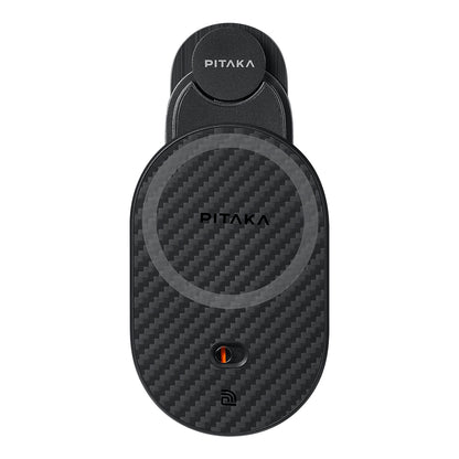 Pitaka MagEZ Pro 2 M-safe Şarj Özellikli Qi2 Tesla Model Y ve Model 3 Uyumlu Aramid Fiber Araç Telefon Tutucu