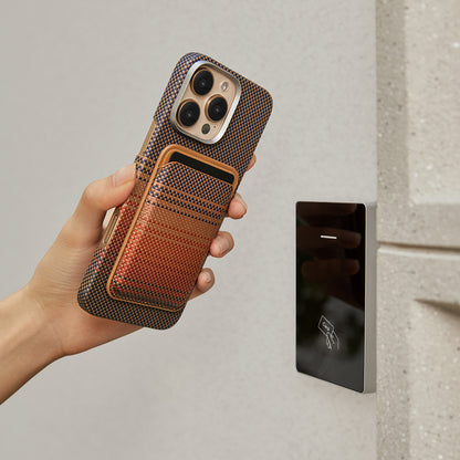 Pitaka Magnetic Woven Serisi Aramid Fiber Magnetik Kartlık