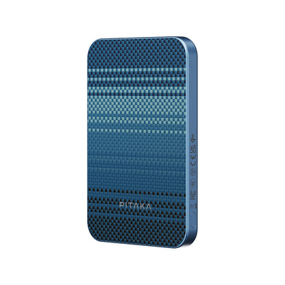 Pitaka Tactile Woven Qi2 Şarj Teknolojili Aramid Fiber M-Safe Powerbank 15W 5000mAh