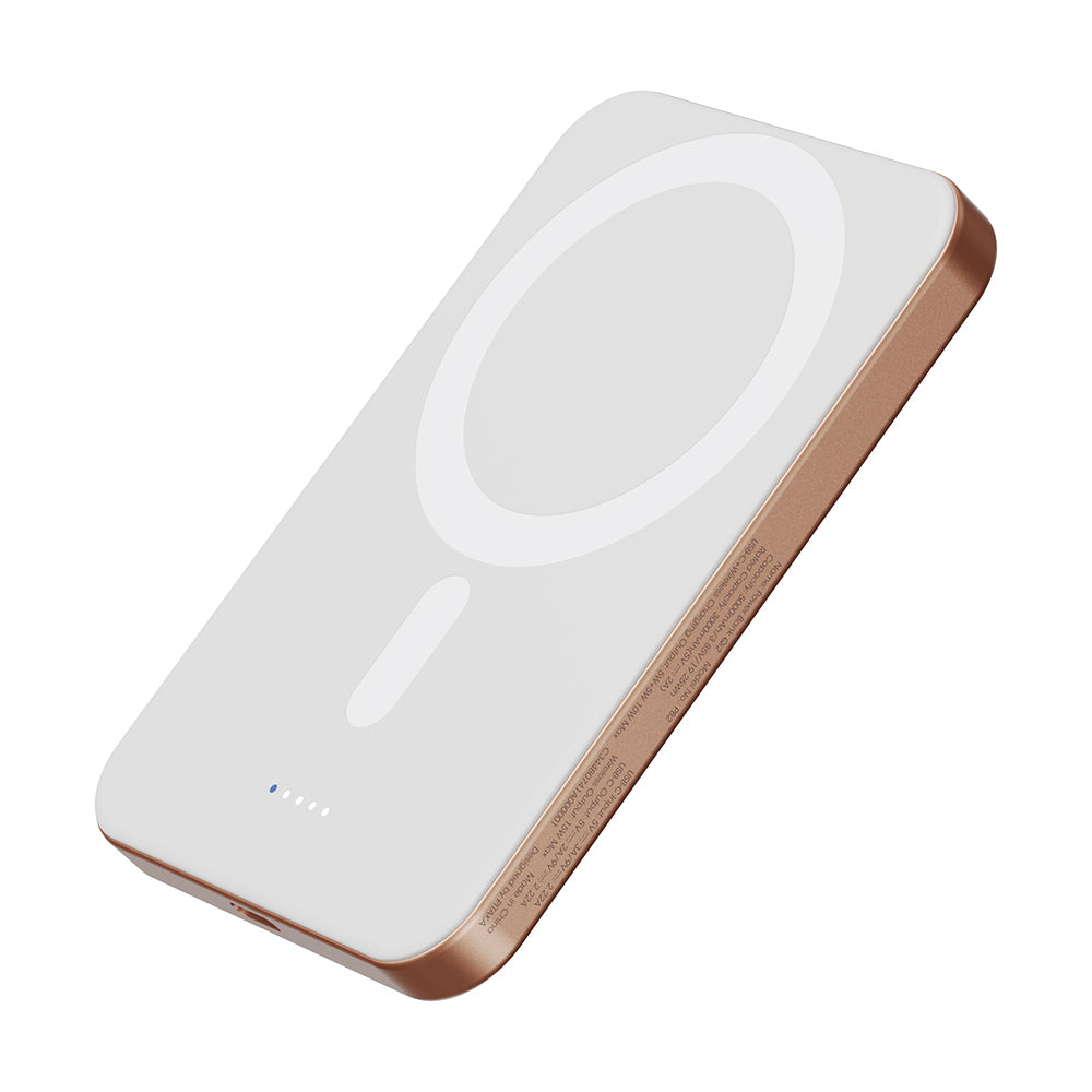 Pitaka Tactile Woven Qi2 Şarj Teknolojili Aramid Fiber M-Safe Powerbank 15W 5000mAh